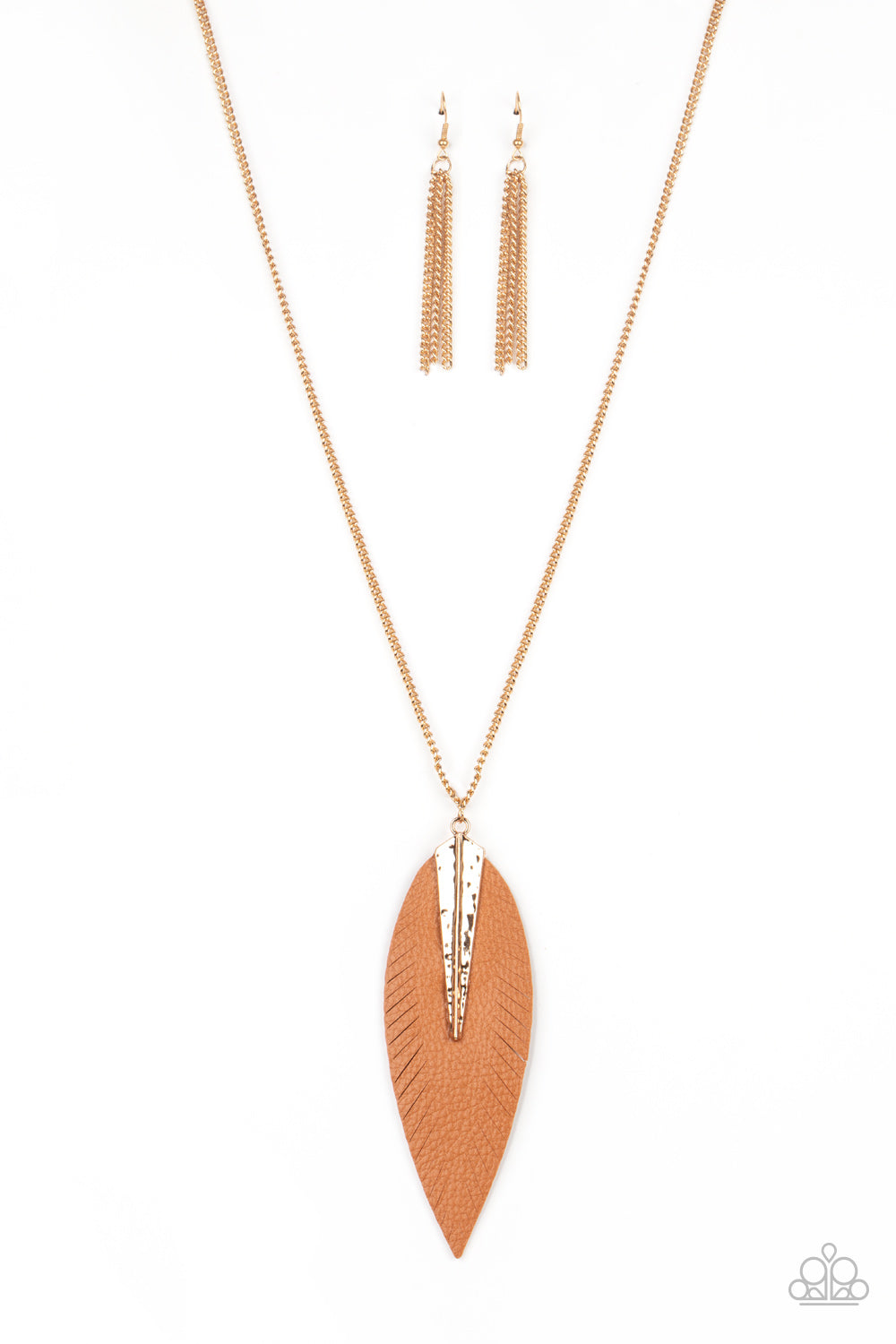 Paparazzi Necklaces - Quill Quest - Gold