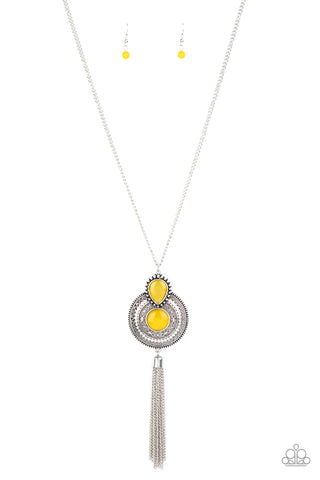 Paparazzi Necklace - Mountain Mystic - Yellow