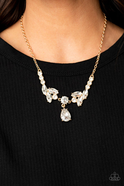 Paparazzi Necklace - Unrivaled Sparkle - Gold