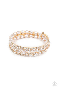 Paparazzi Bracelets - Starry Strut - Gold