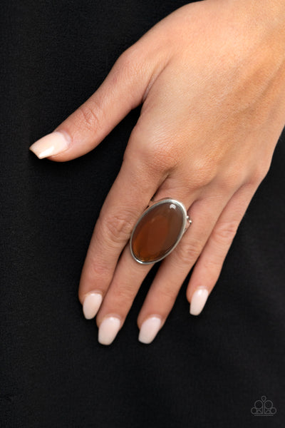 Paparazzi Rings - Mystic Moon - Brown