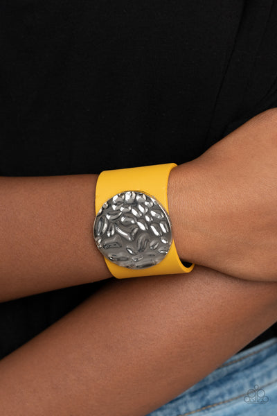 Paparazzi Bracelets - The Future Looks Bright - Yellow