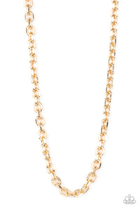 Paparazzi Necklaces - Steel Trap - Gold