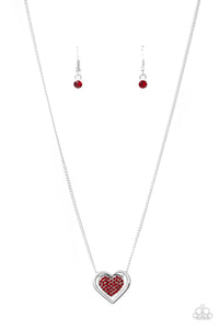 Paparazzi Necklaces -  Game, Set, MATCHMAKER - Red
