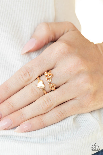 Paparazzi Rings - Heartstring Harmony - Gold