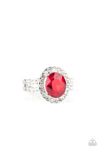 Paparazzi Rings - Unstoppable Sparkle - Red