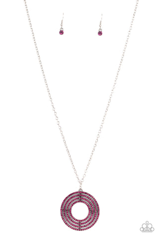 Paparazzi Necklace - High-Value Target - Pink