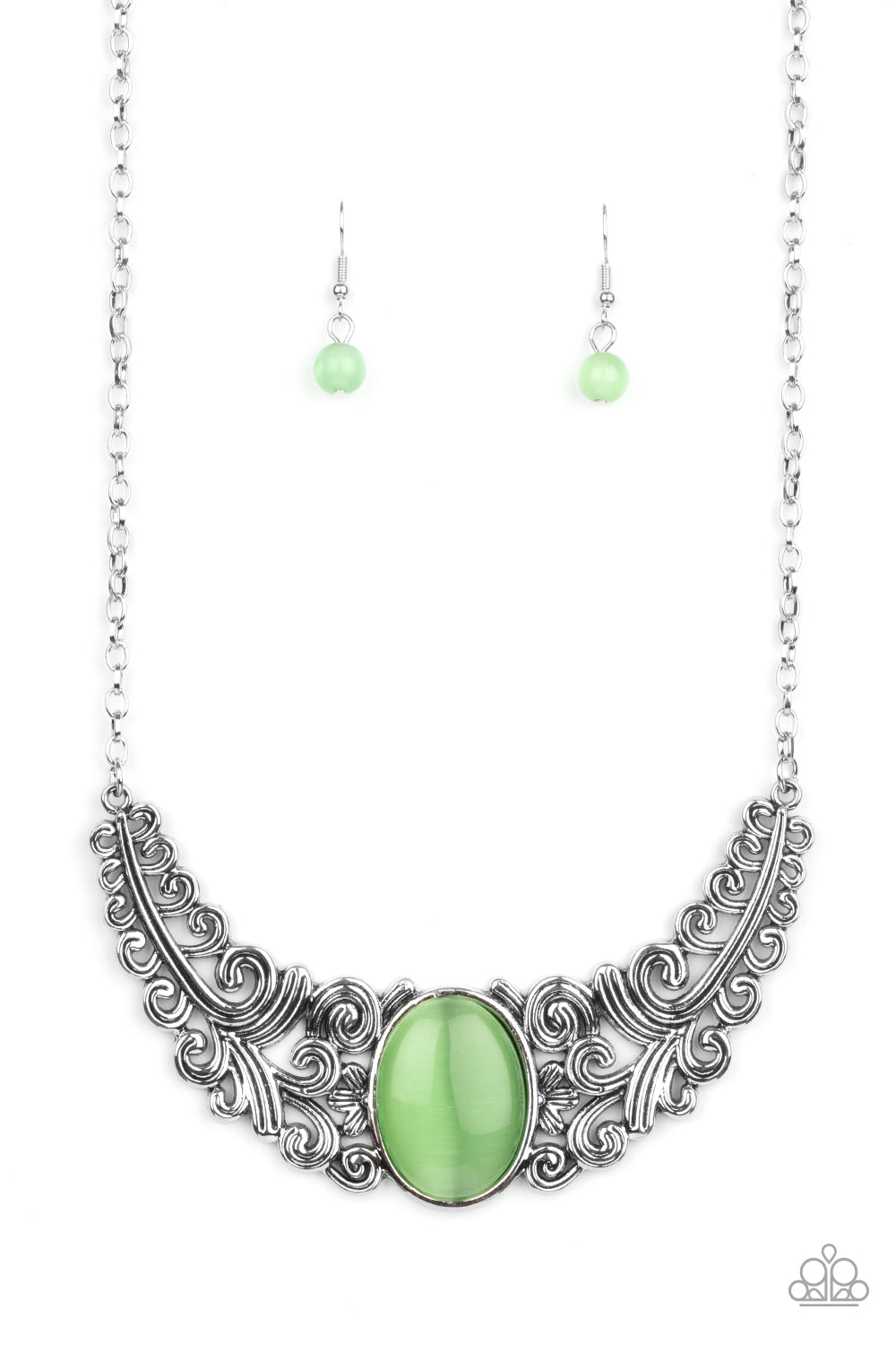 Paparazzi Necklace - Celestial Eden - Green