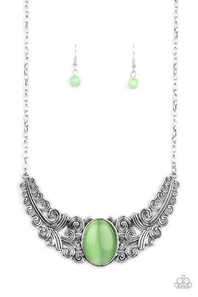 Paparazzi Necklace - Celestial Eden - Green