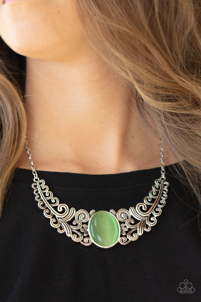 Paparazzi Necklace - Celestial Eden - Green