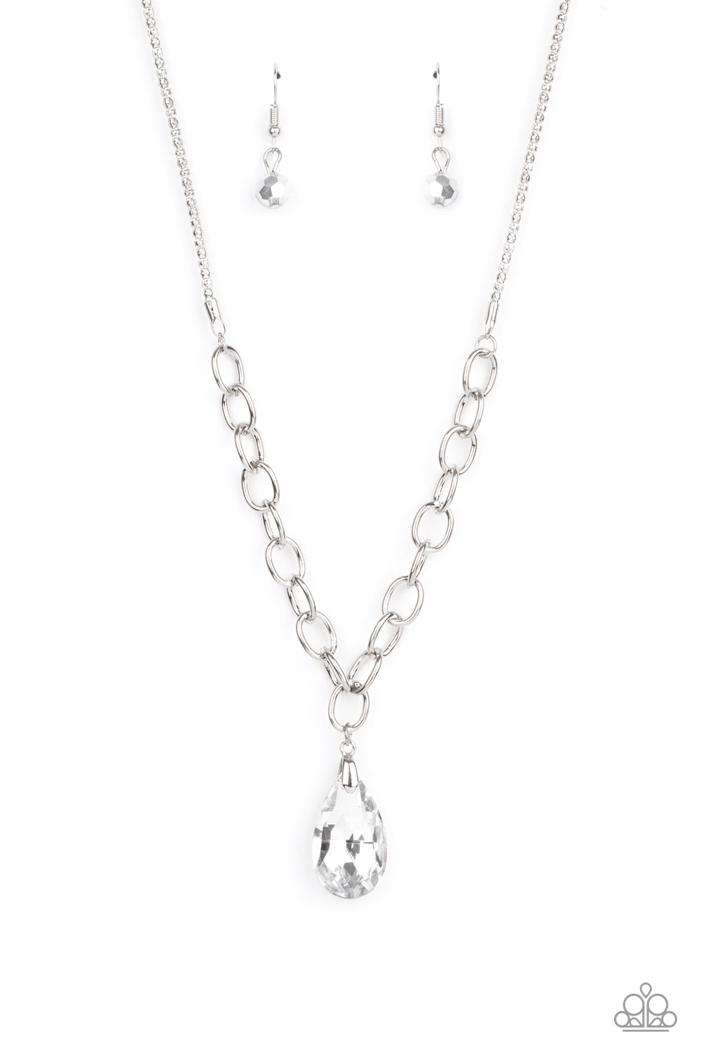 Paparazzi Necklaces - Mega Modern - Silver