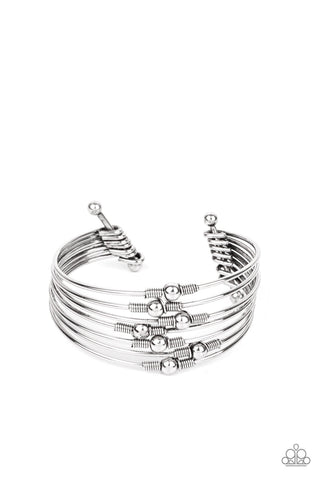 Paparazzi Bracelets - Industrial Intricacies - Silver