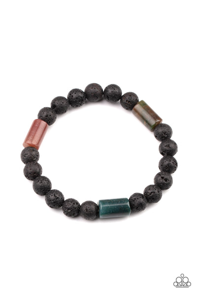 Paparazzi Bracelets - Earthy Energy - Green