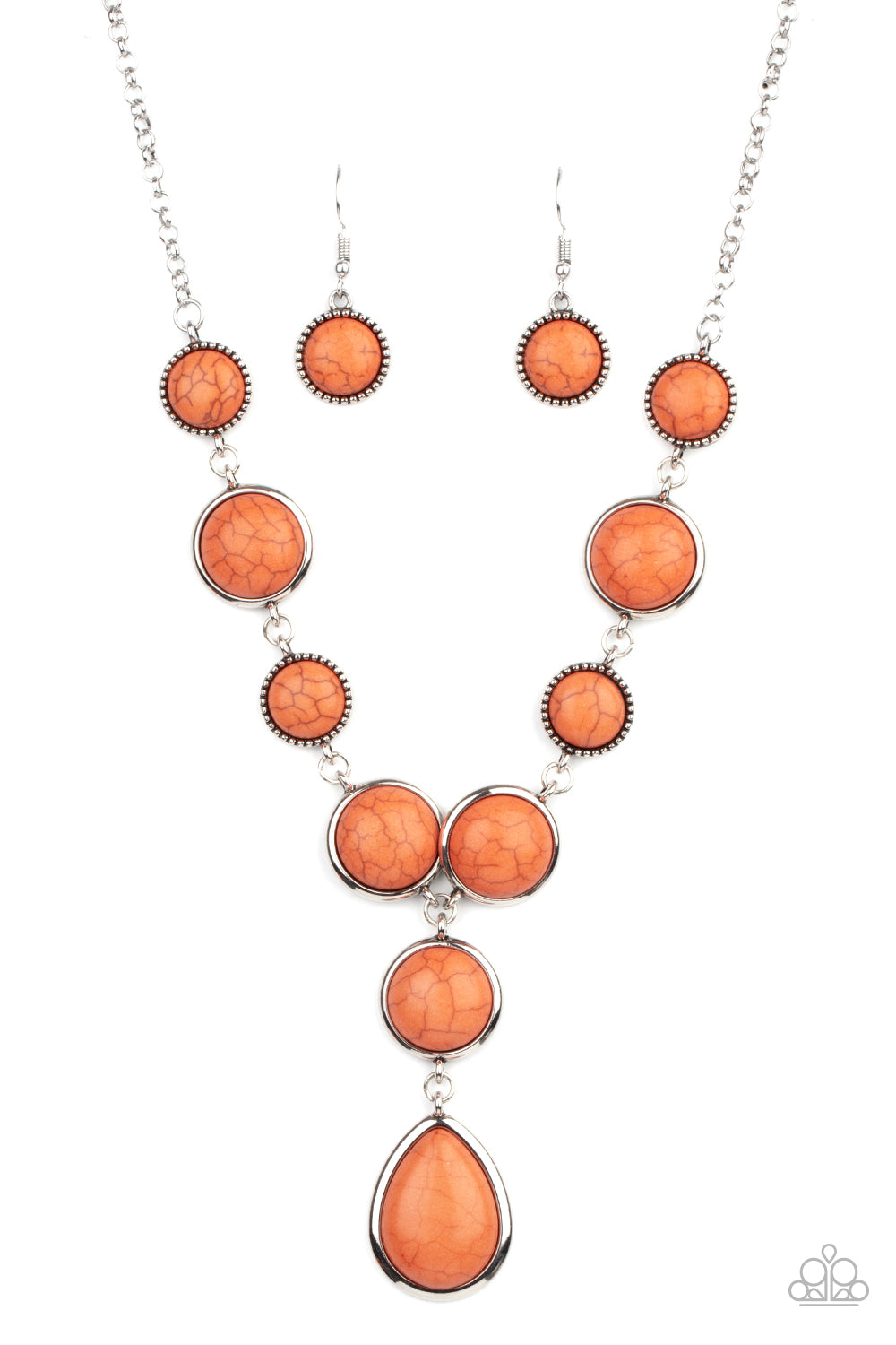 Paparazzi Necklaces - Terrestrial Trailblazer - Orange