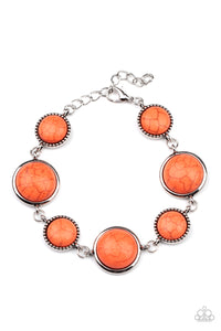 Paparazzi Bracelets - Turn Up The Terra - Orange