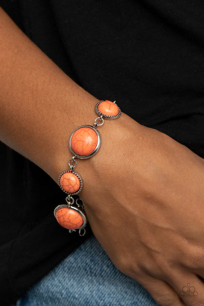 Paparazzi Bracelets - Turn Up The Terra - Orange