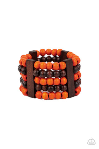 Paparazzi Bracelets - Caribbean Catwalk - Orange