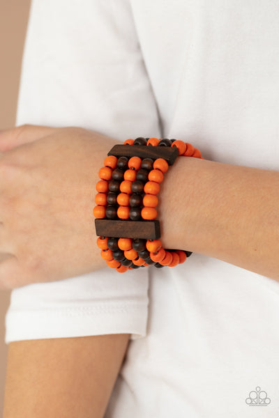 Paparazzi Bracelets - Caribbean Catwalk - Orange