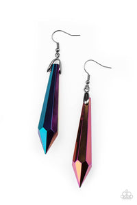 Paparazzi Earrings - Sharp Dressed DIVA - Multi