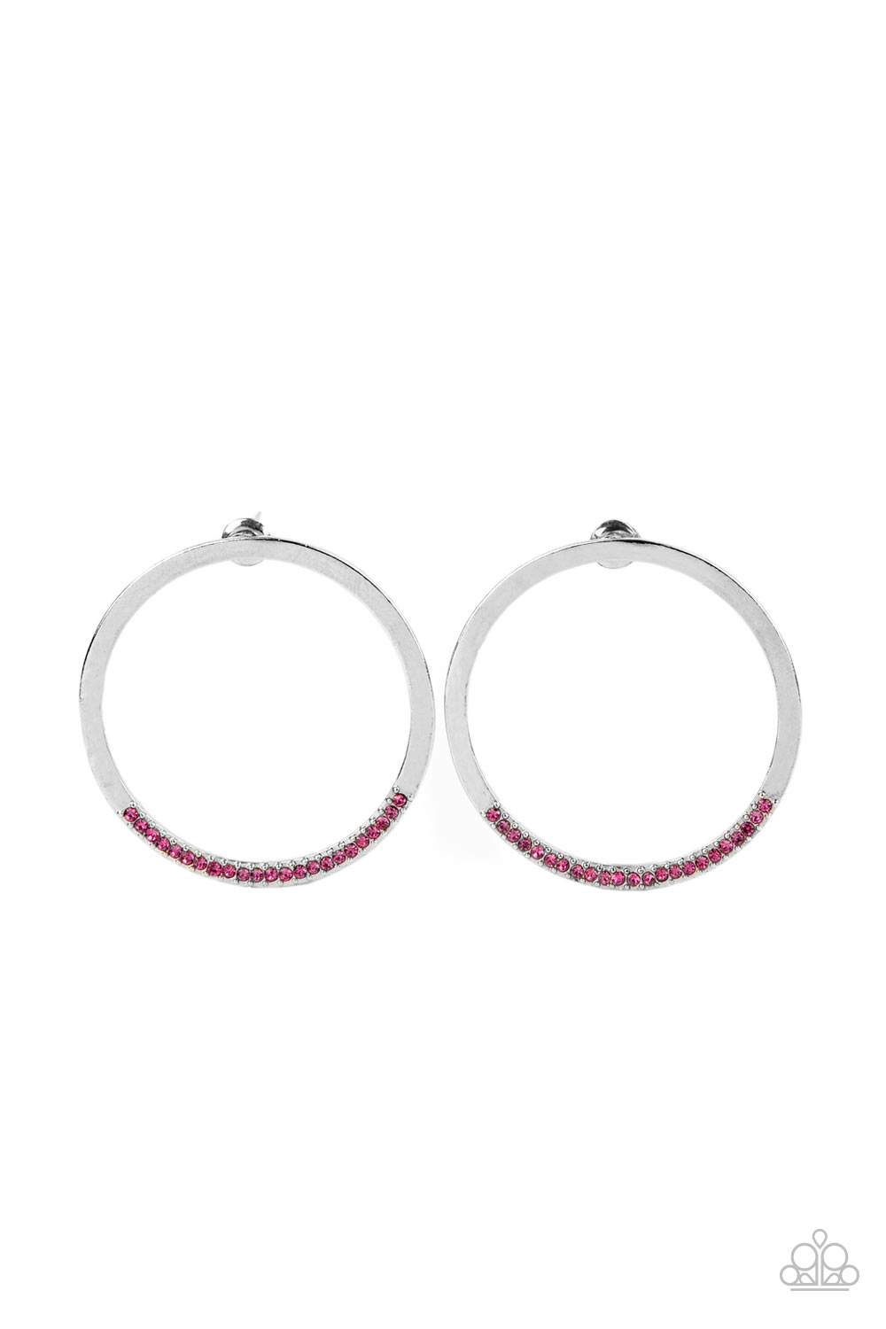 Paparazzi Earrings - Spot On Opulence - Pink