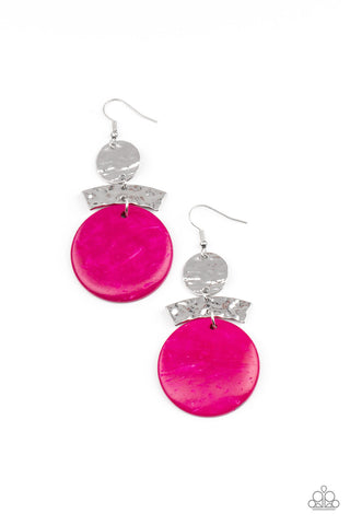 Paparazzi Earrings - Diva Of My Domain - Pink