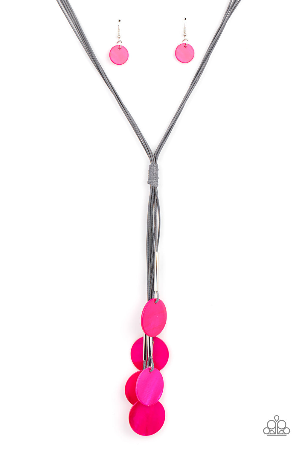 Paparazzi Necklaces - Tidal Tassels - Pink