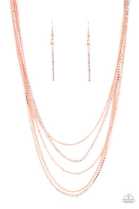 Paparazzi Necklaces - Dangerously Demure - Copper