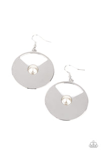 Paparazzi Earrings  - Record-Breaking Brilliance - White