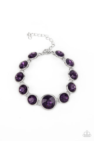 Paparazzi Bracelets -  Lustrous Luminosity - Purple