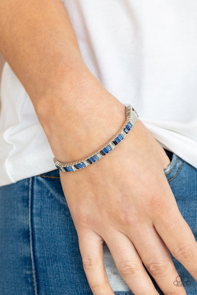 Paparazzi Bracelets - Toast to Twinkle - Blue