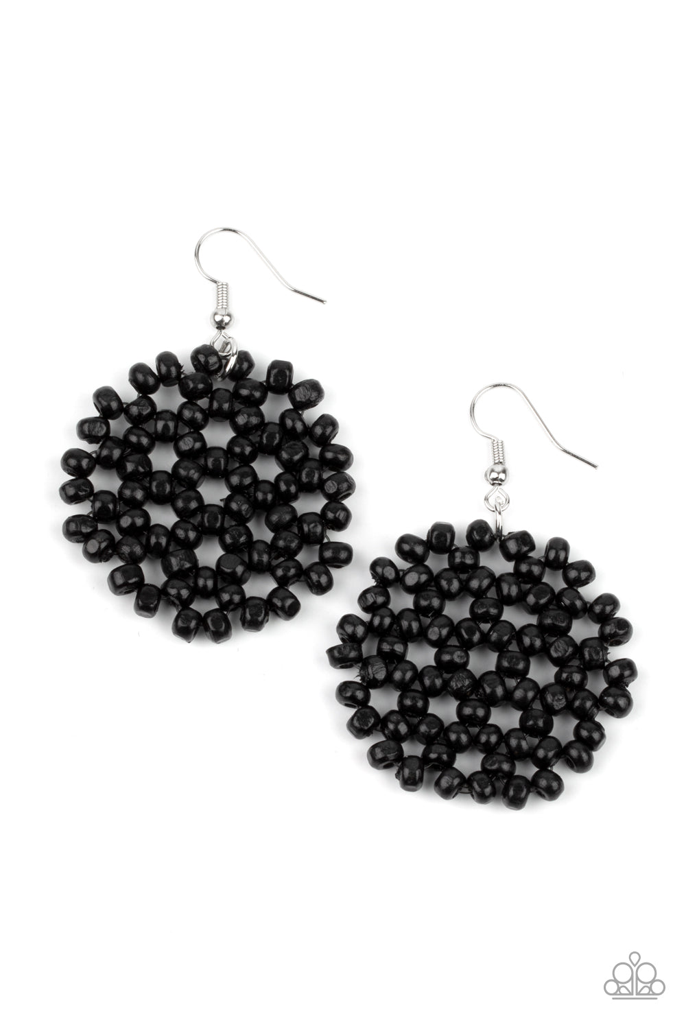 Paparazzi Earrings - Summer Escapade - Black