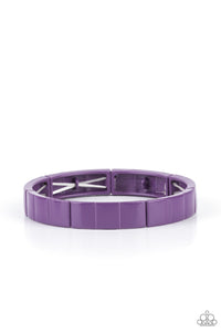 Paparazzi Bracelets -  Material Movement - Purple