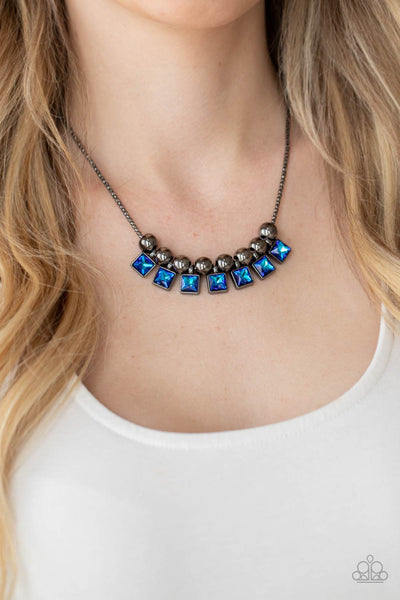 Paparazzi Necklace -  Graciously Audacious - Blue