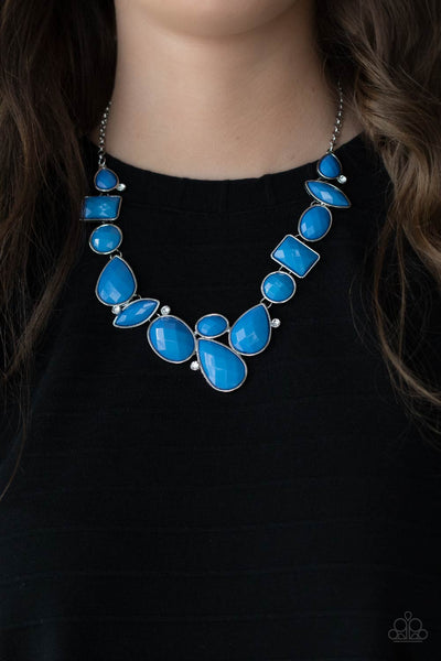 Paparazzi Necklaces-  Mystical Mirage - Blue