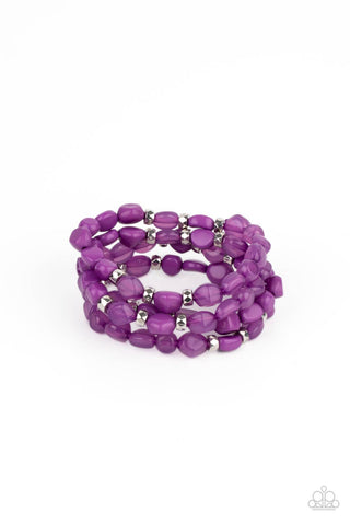 Paparazzi Bracelet - Nice GLOWING! - Purple