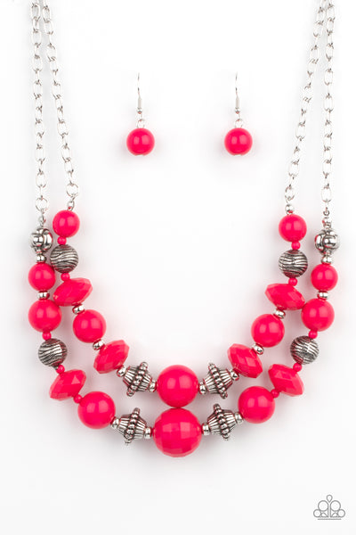 Paparazzi Necklaces - Upscale Chic - Pink