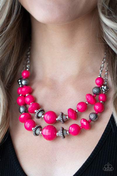 Paparazzi Necklaces - Upscale Chic - Pink