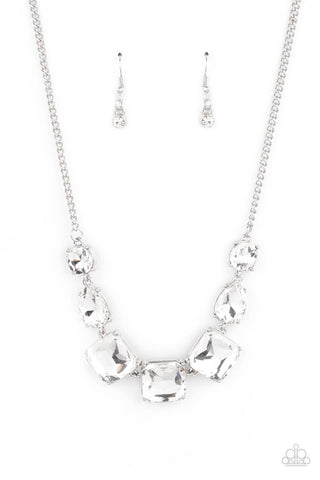 Paparazzi Necklaces - Unfiltered Confidence - White