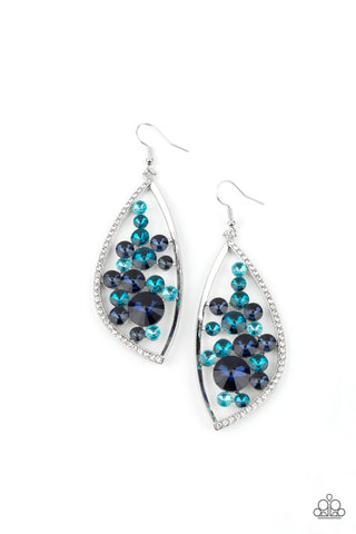 Paparazzi Earrings - Sweetly Effervescent - Blue