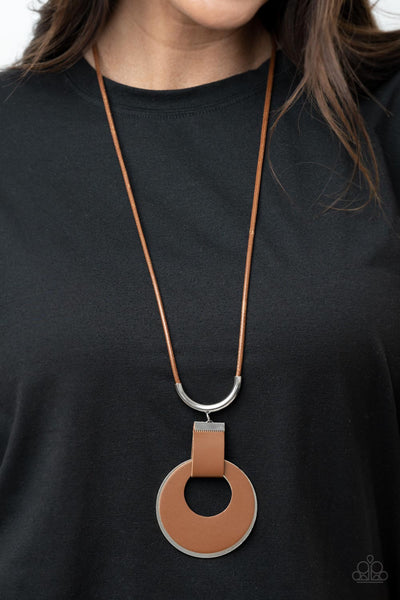 Paparazzi Necklaces- Lux Crush - Brown