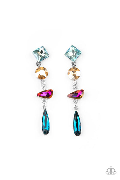 Paparazzi Earrings -  Rock Candy Elegance - Multi