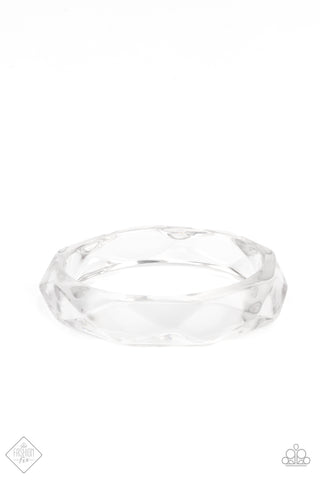 Paparazzi Bracelets - Clear-Cut Couture - White