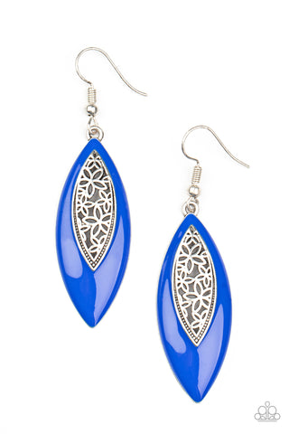 Paparazzi Earrings - Venetian Vanity - Blue