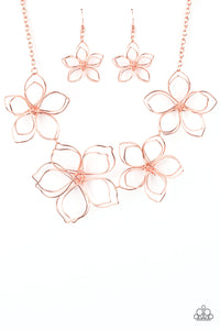 Paparazzi Necklaces -  Flower Garden Fashionista - Copper