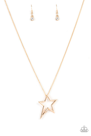 Paparazzi Necklaces - Light Up The Sky - Gold