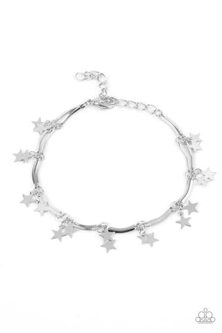 Paparazzi bracelet- Party in the USA - Silver