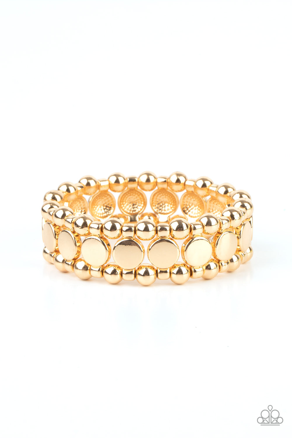 Paparazzi Bracelets - Metro MagnetIsm - Gold