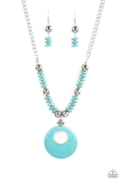 Paparazzi Necklaces -  Oasis Goddess - Blue