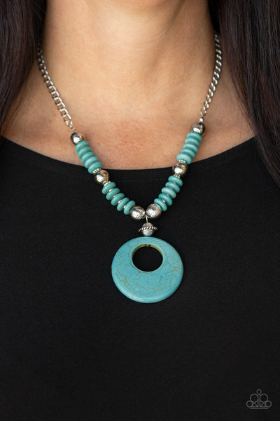 Paparazzi Necklaces -  Oasis Goddess - Blue