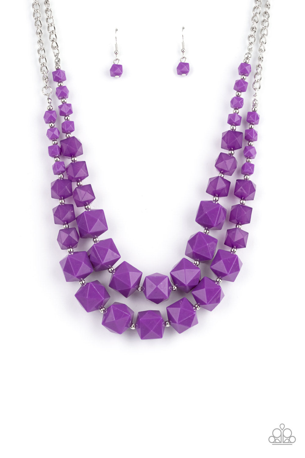 Paparazzi Necklaces - Summer Excursion - Purple